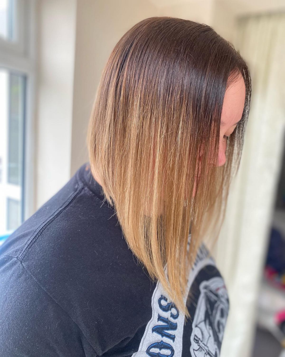 Ombre Big Chop Undercut Bob
