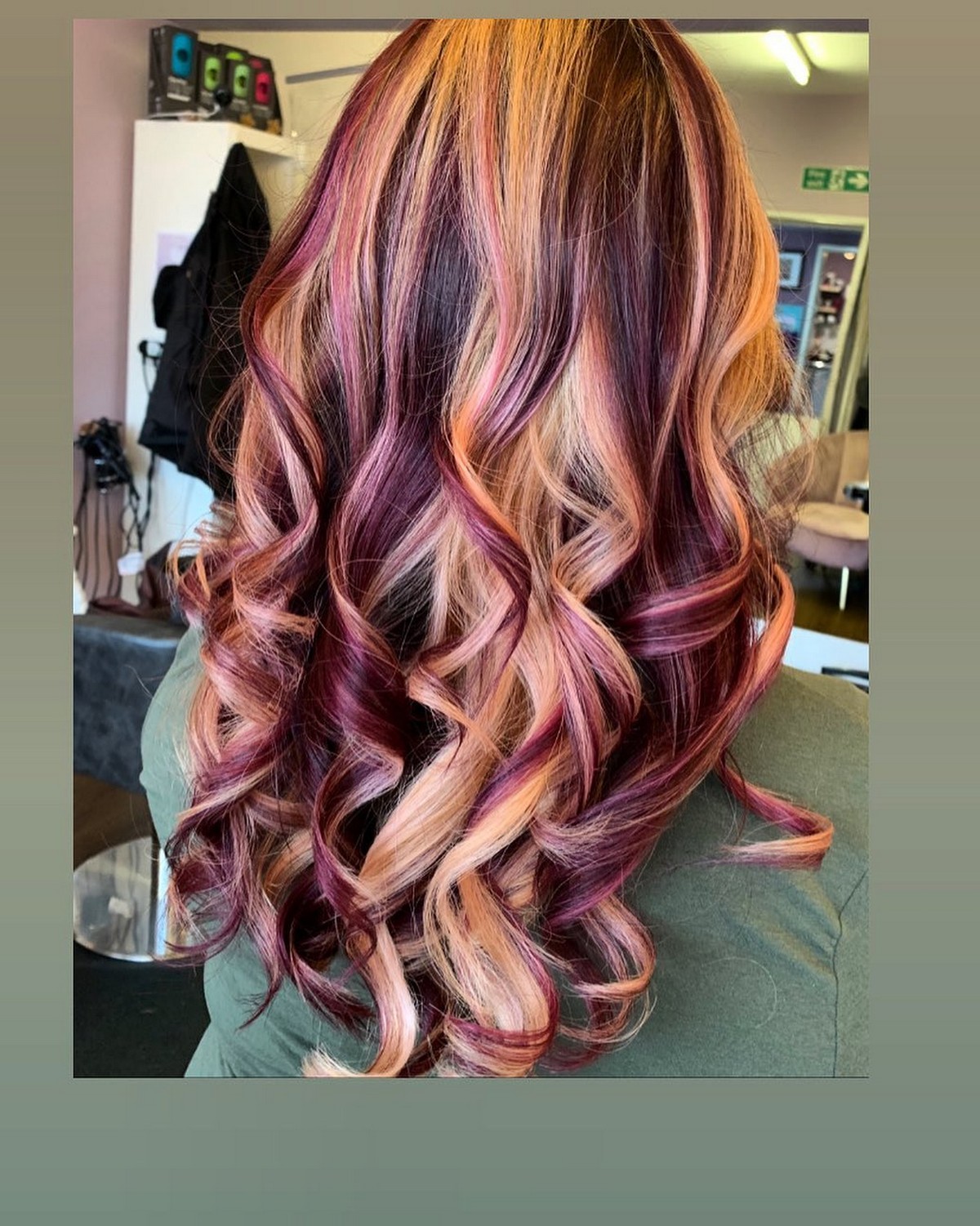 Plum Blonde Hair