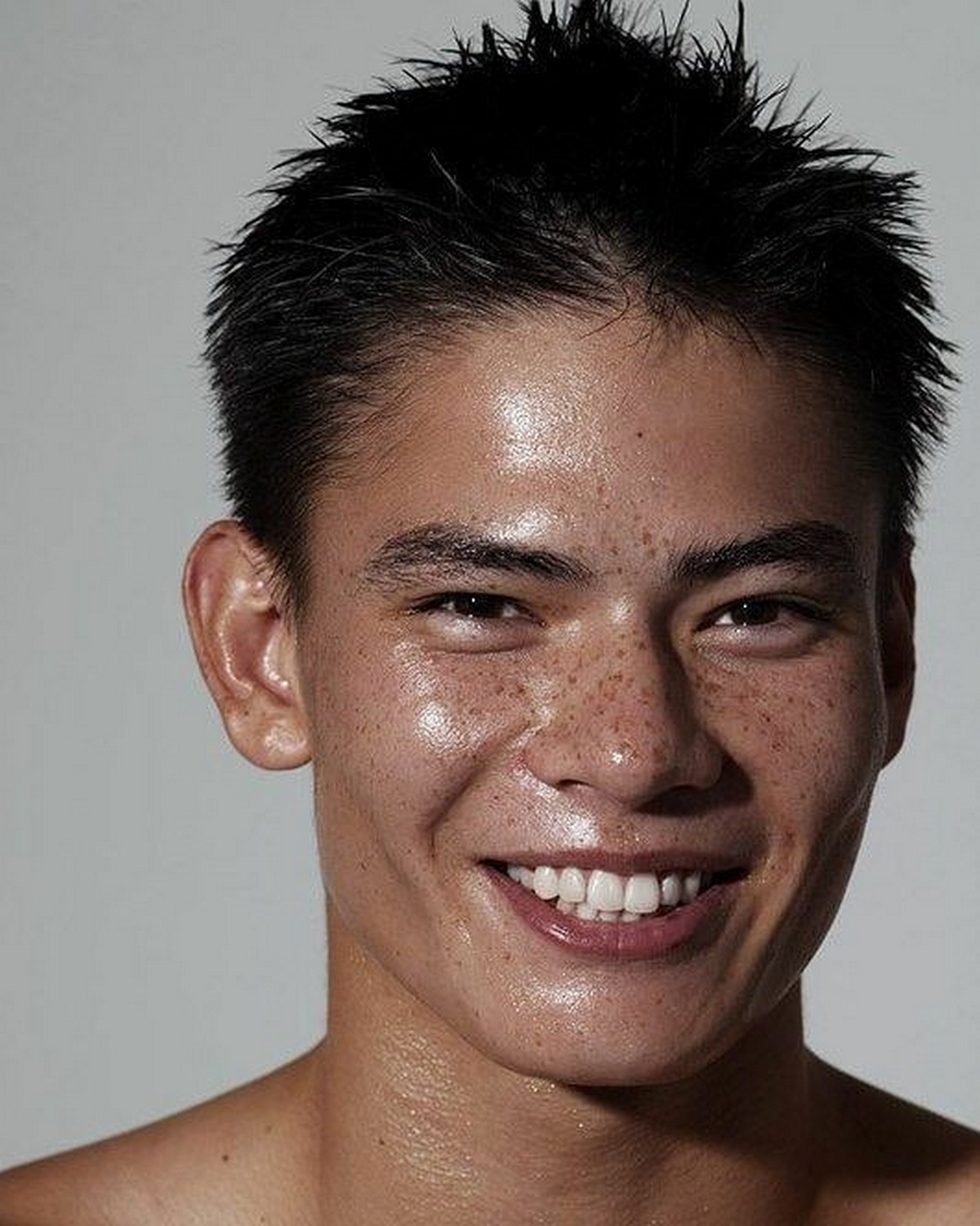 Spiky Asian Hairstyles Men