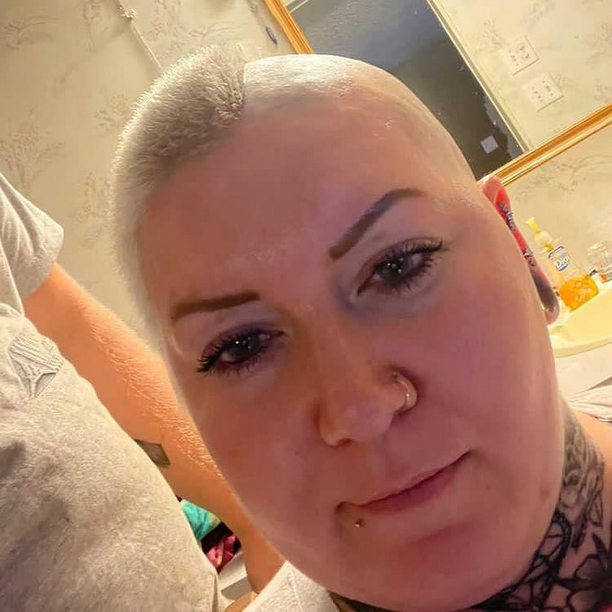 Half Shaved White Buzz