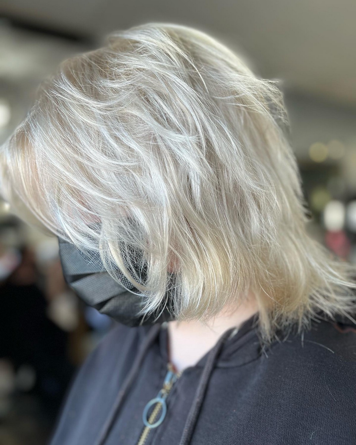 Platinum Wolf Haircut