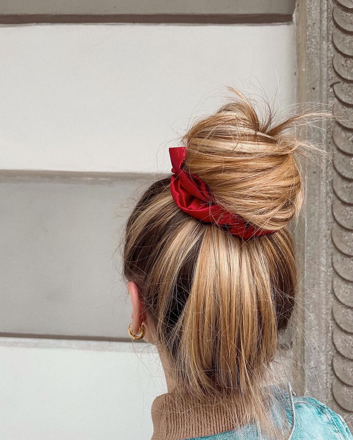 Wrapped With Silk Top Knot