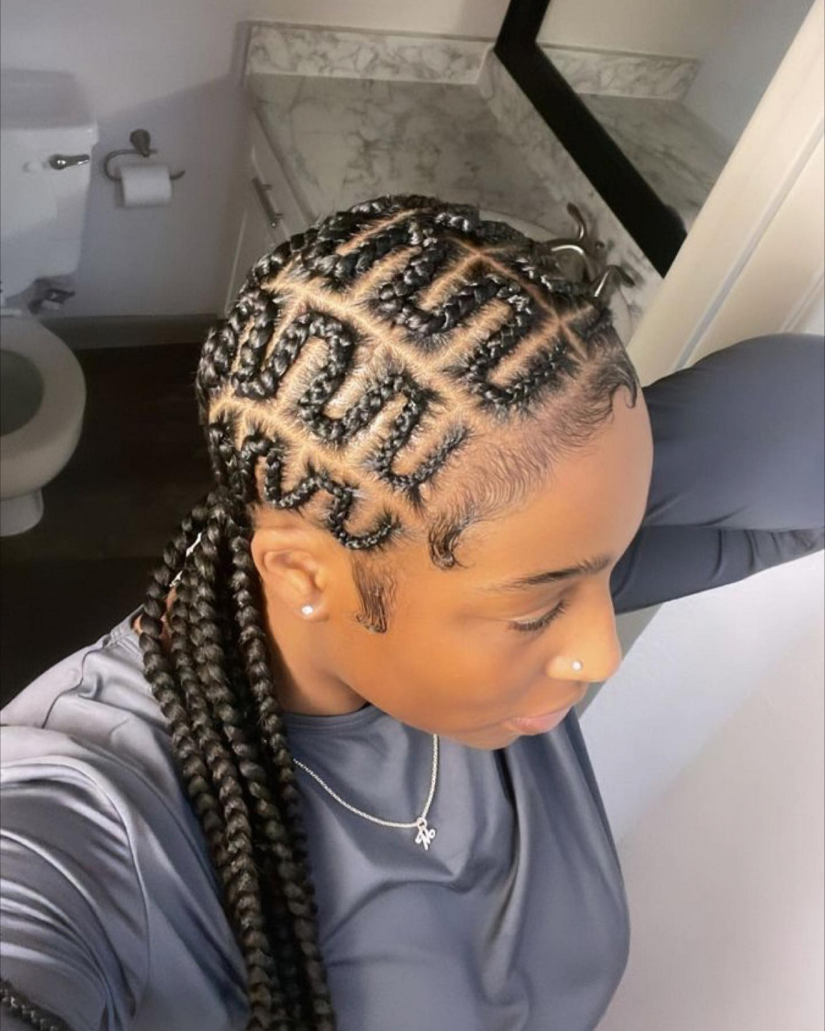 Zig Zag Feed-In Braids