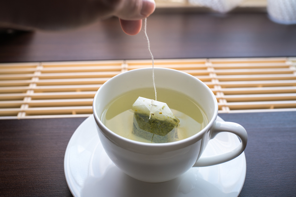 A Green Tea Bag