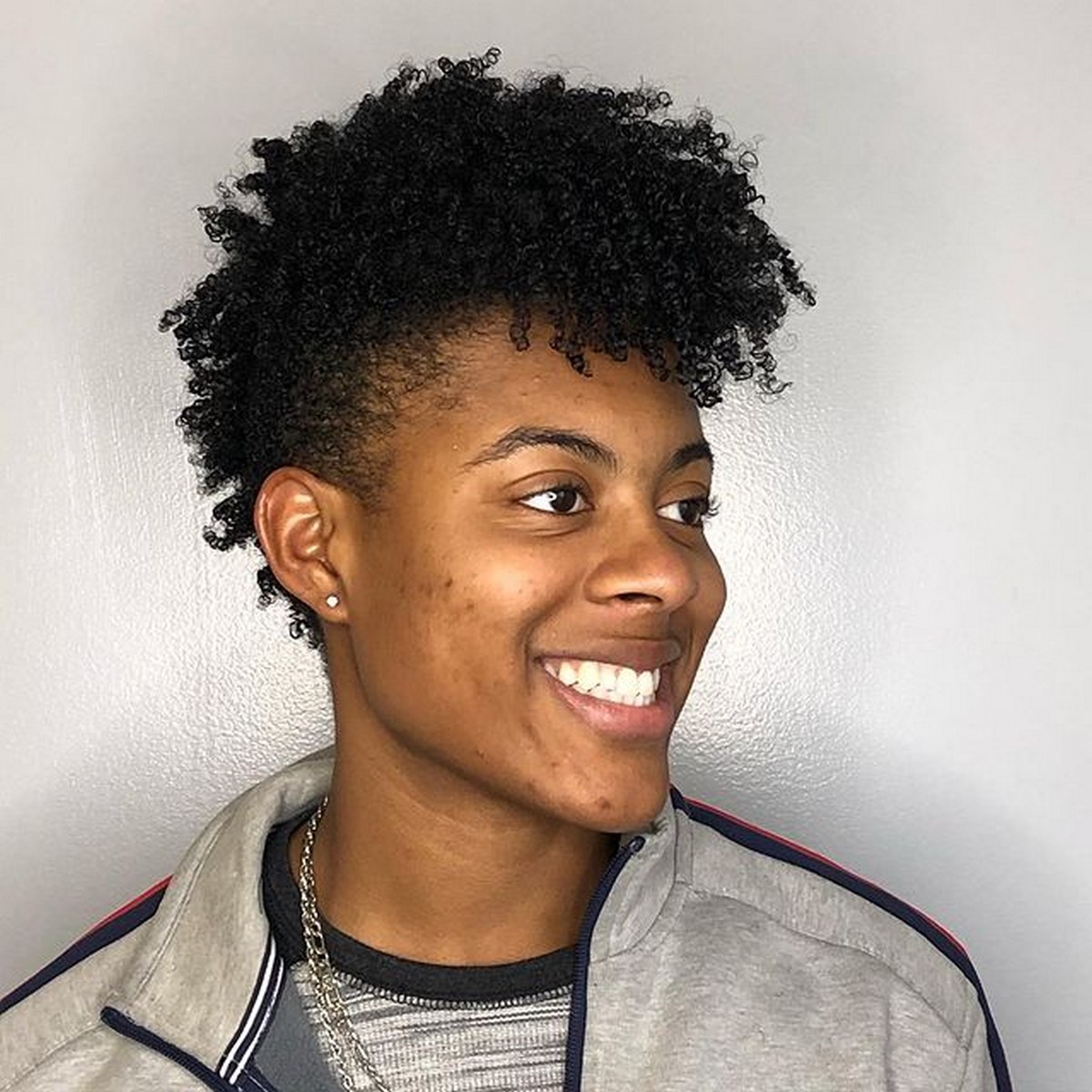 Curly Faux Hawk