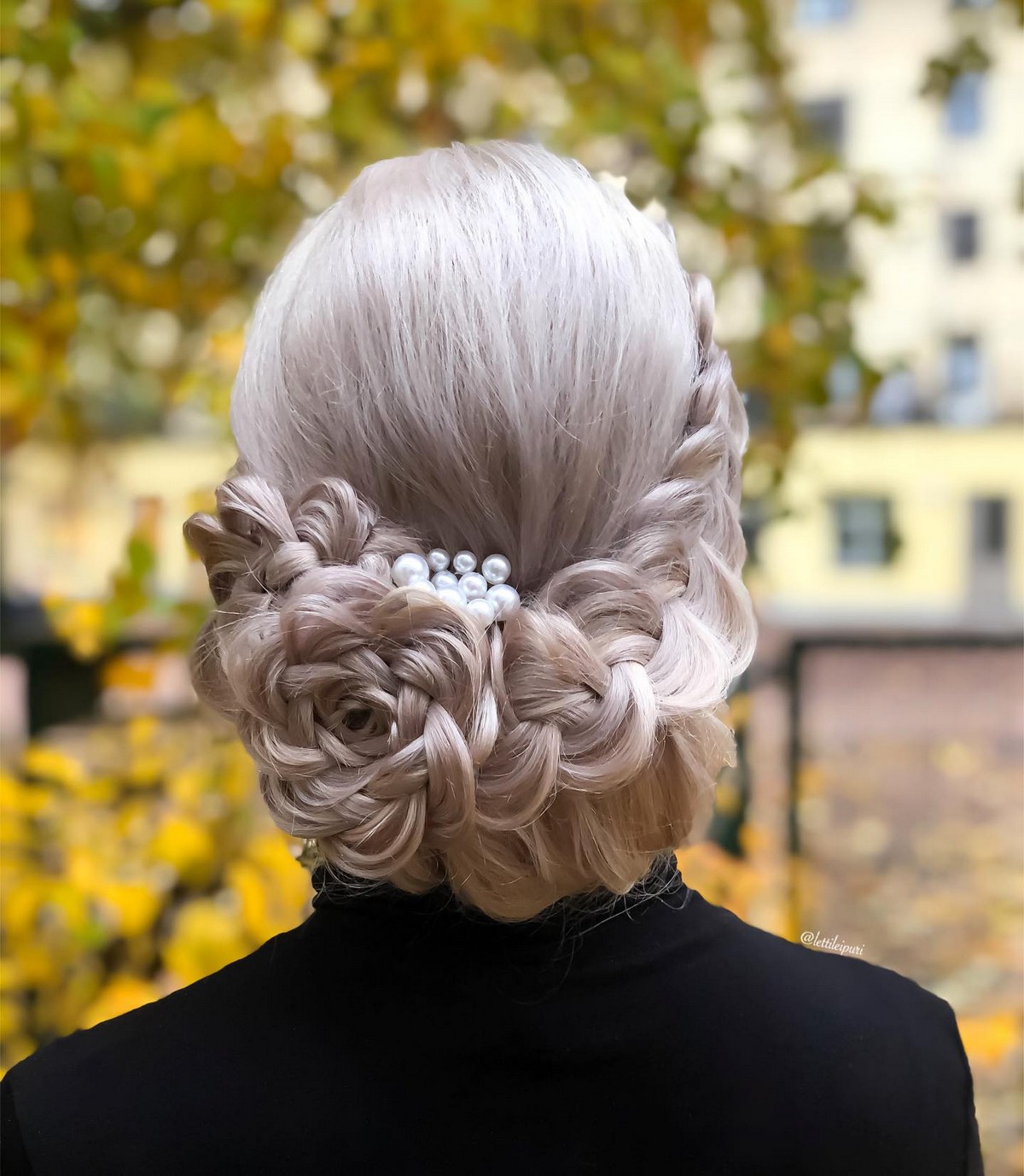 Flowers Braided Updo