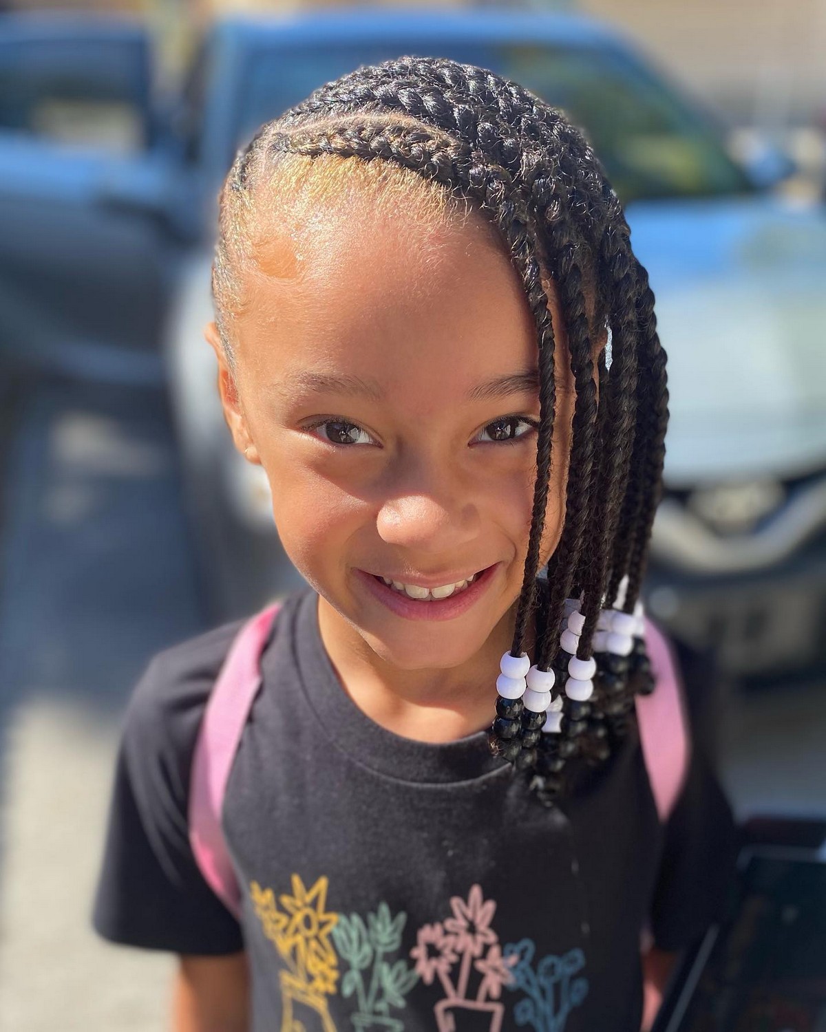 Lemonade Braids With Beads