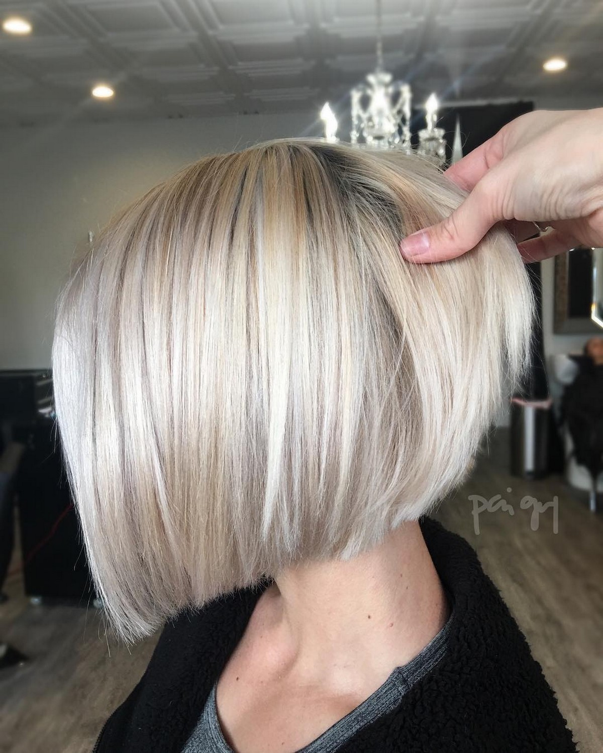 Polished Short Blonde Bob