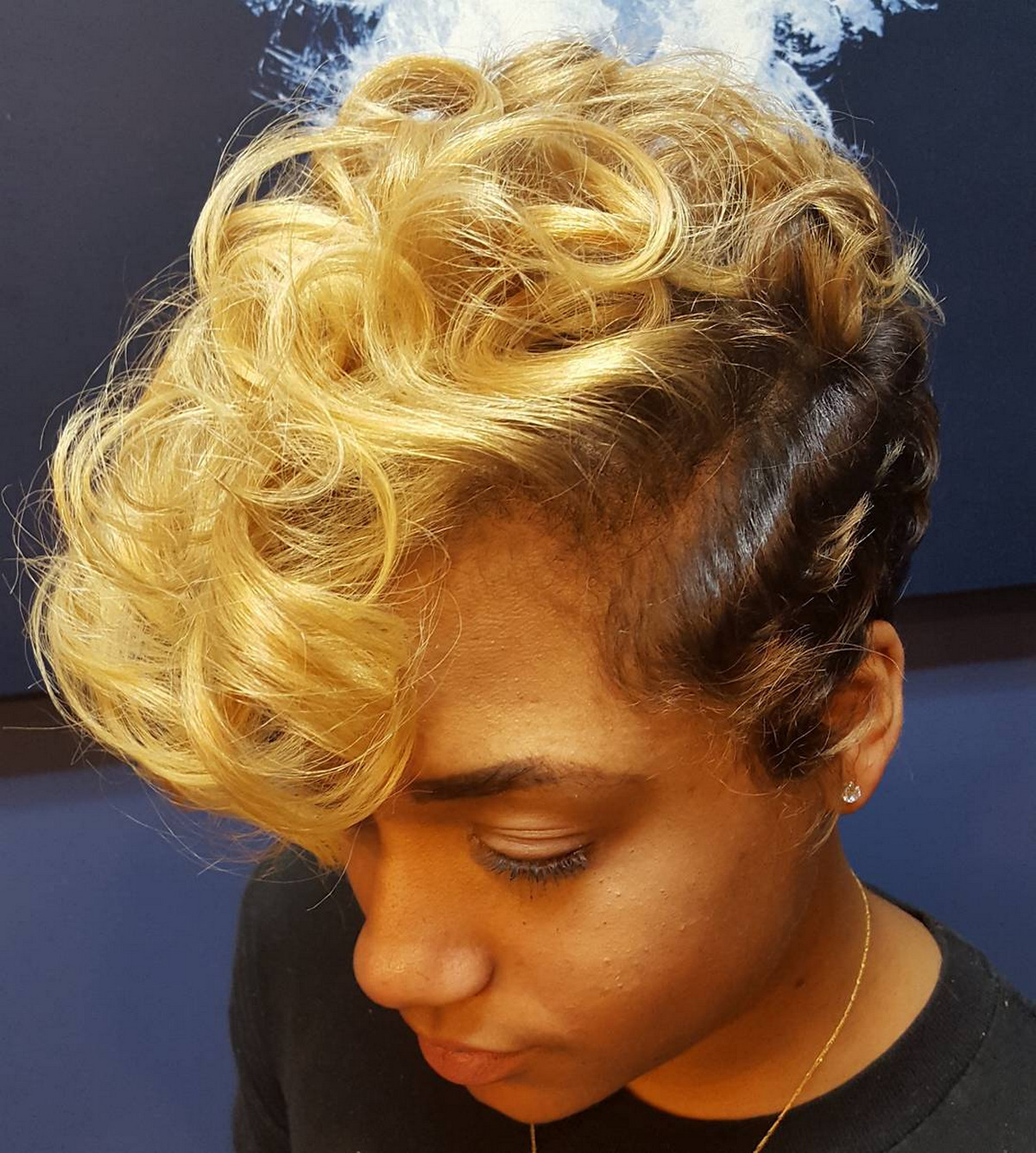 The Curliest Asymmetrical Crop