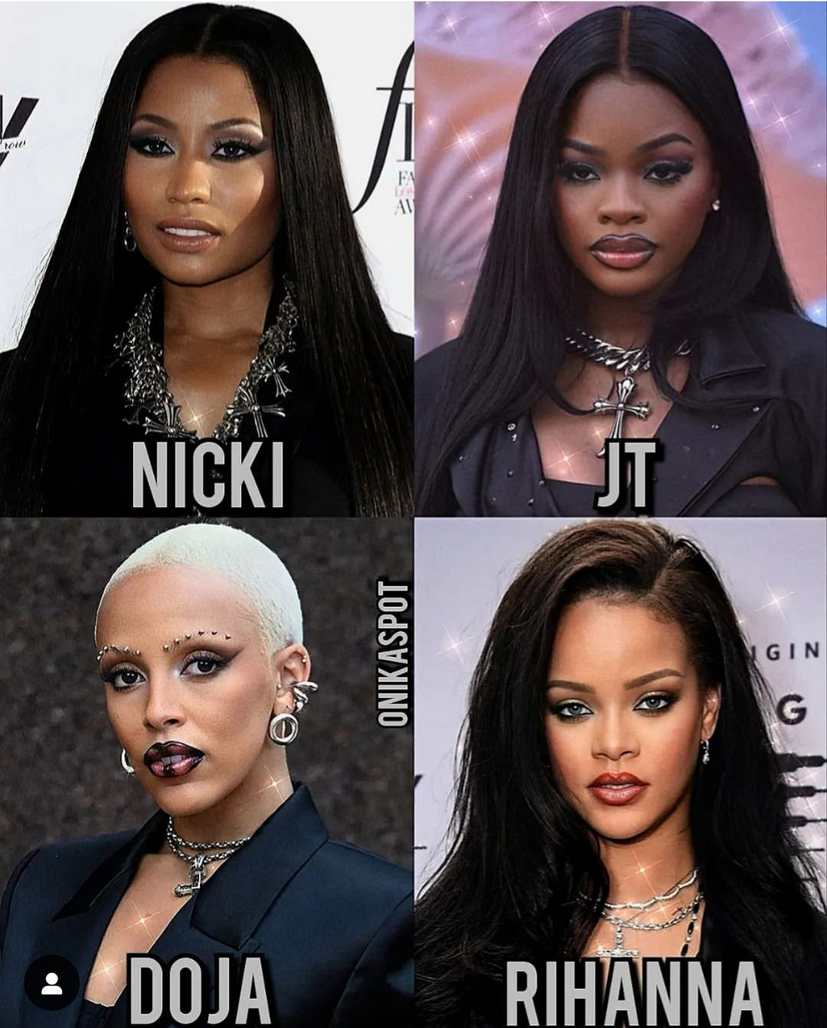 Black Straight Hairstyle With Weave
