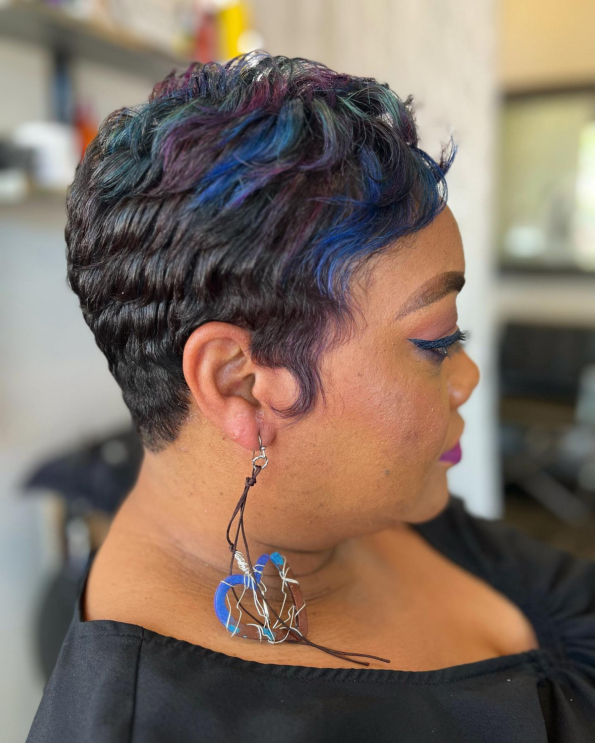 Partial Finger Waves