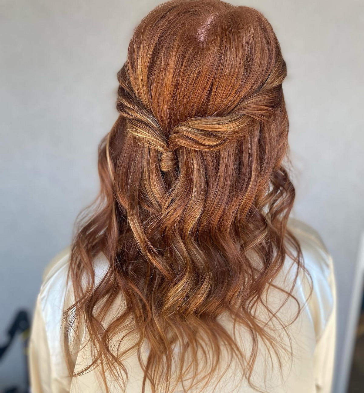 Twisted Half-Up Half-Down