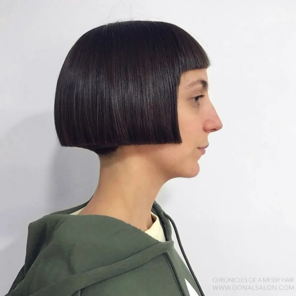 Undercut Bob With Micro Bangs