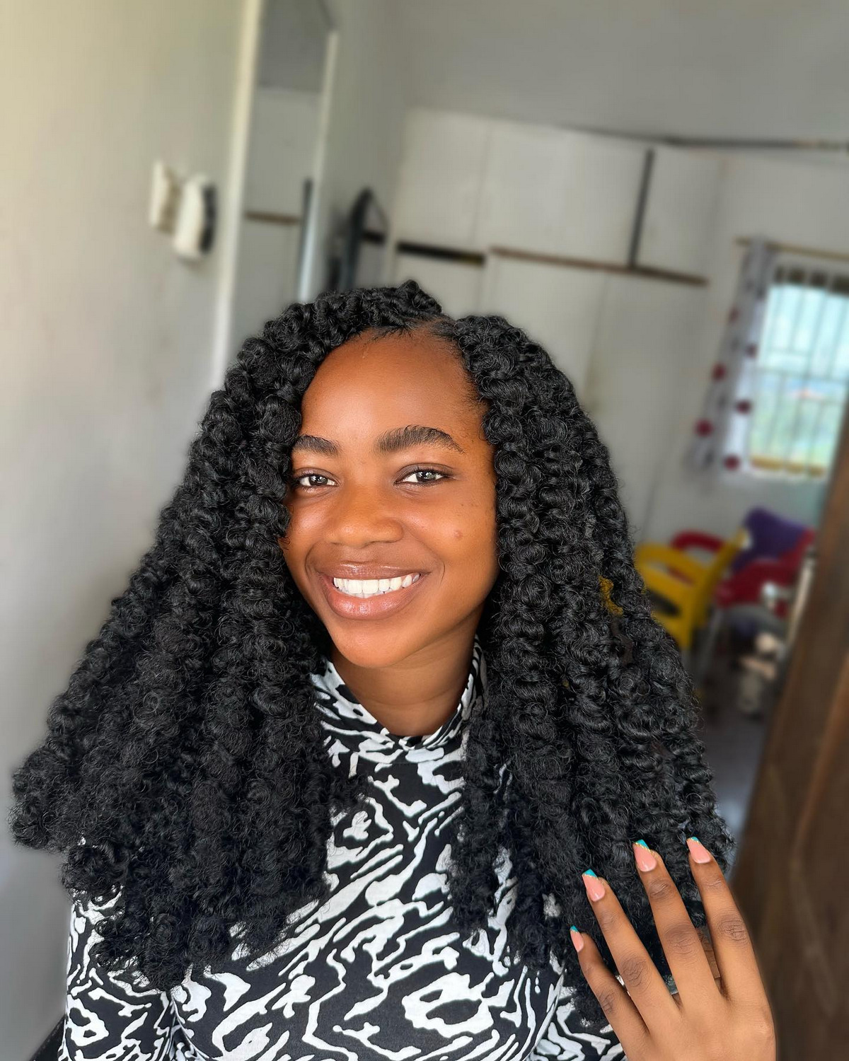 Voluminous Braid Out