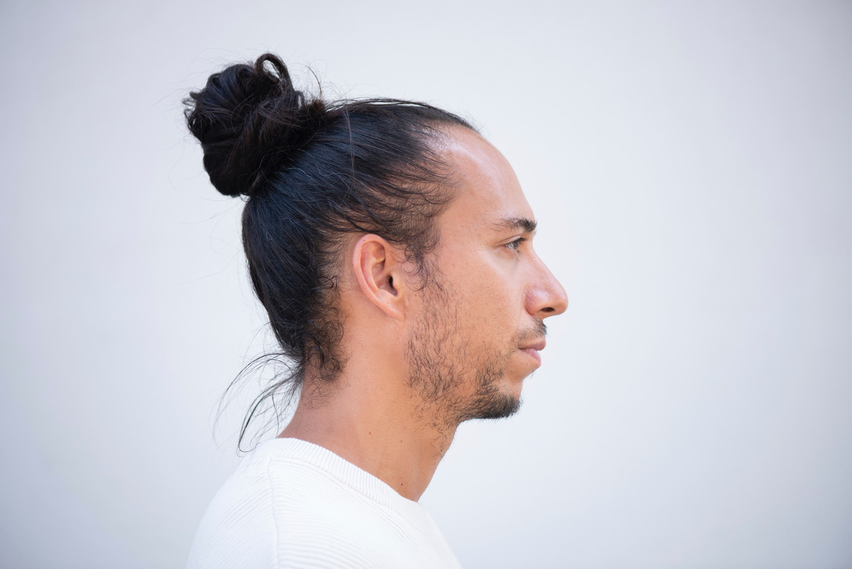 Big Man Bun In High Top 