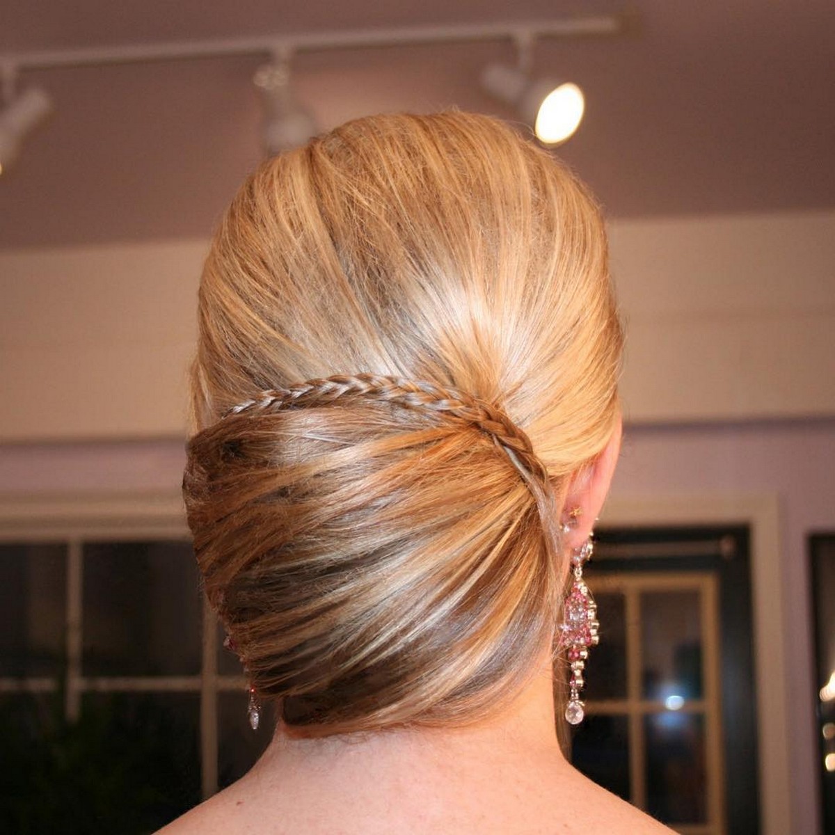 Braid Wrapped Bun