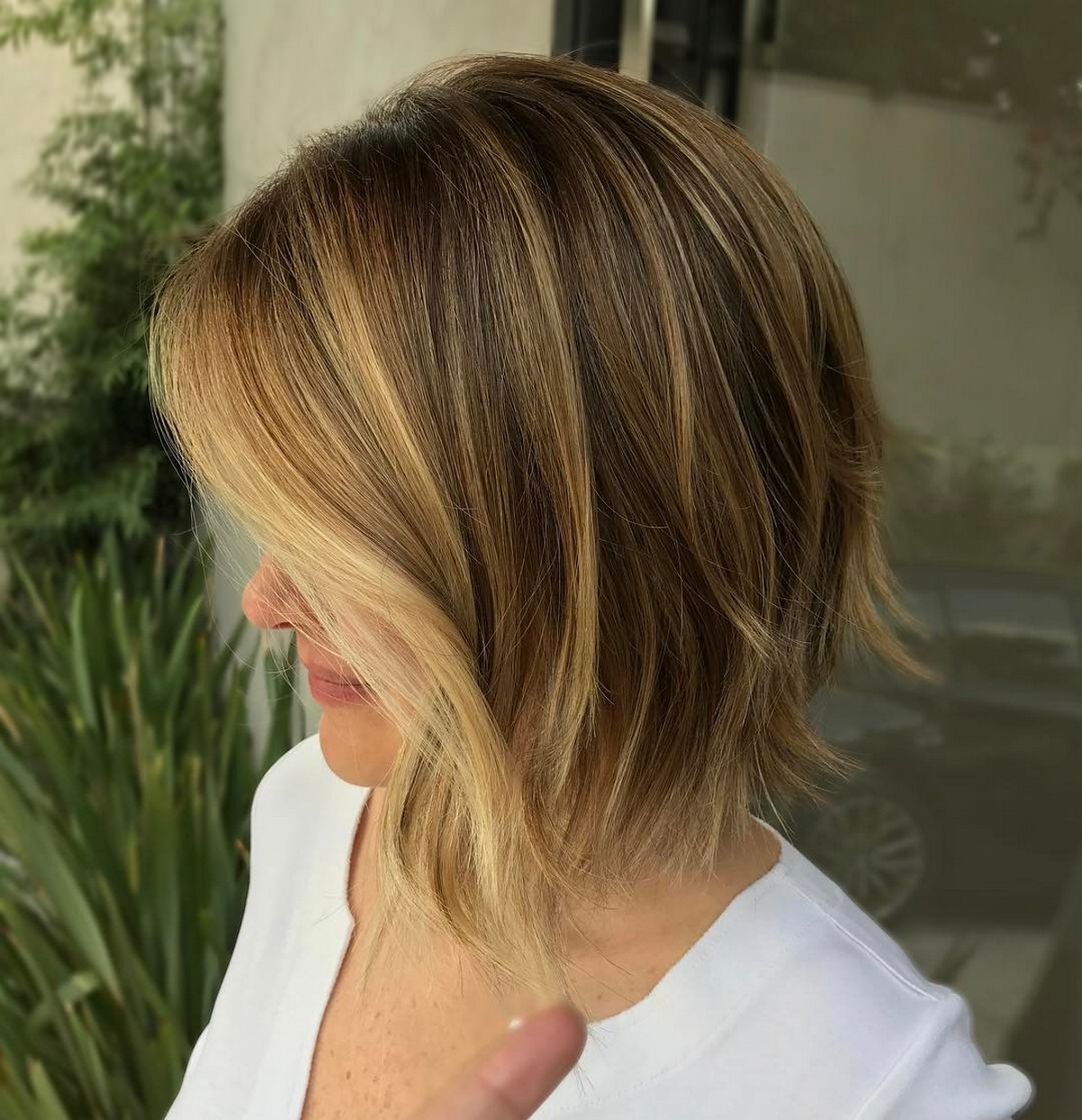 Inverted Highlighted Bob