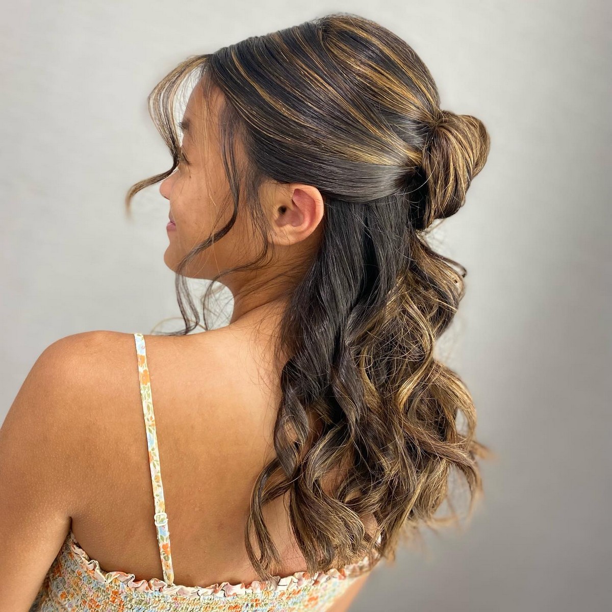 Knotted Half-Up Half-Down
