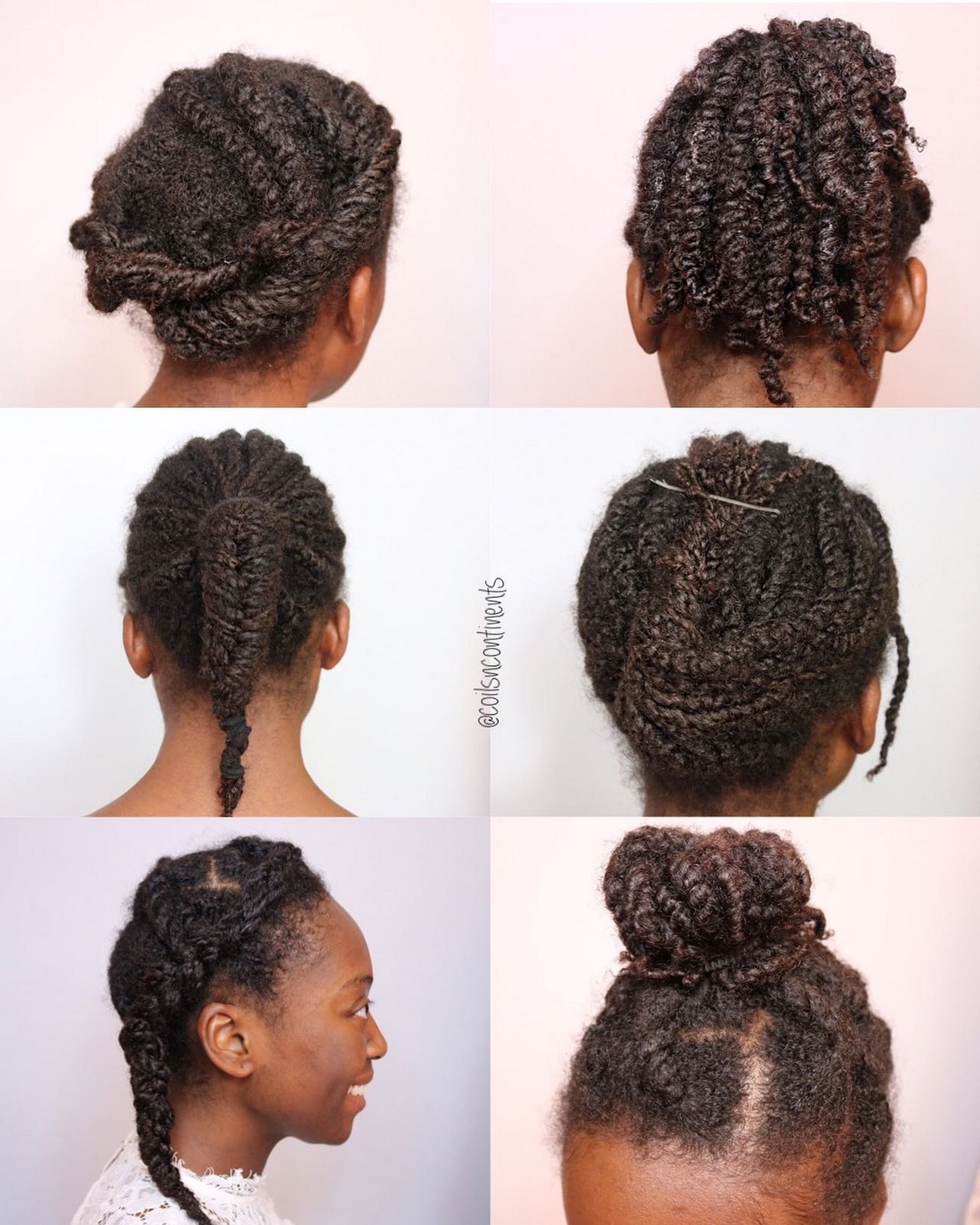 Crown Twist Braid With Chignon