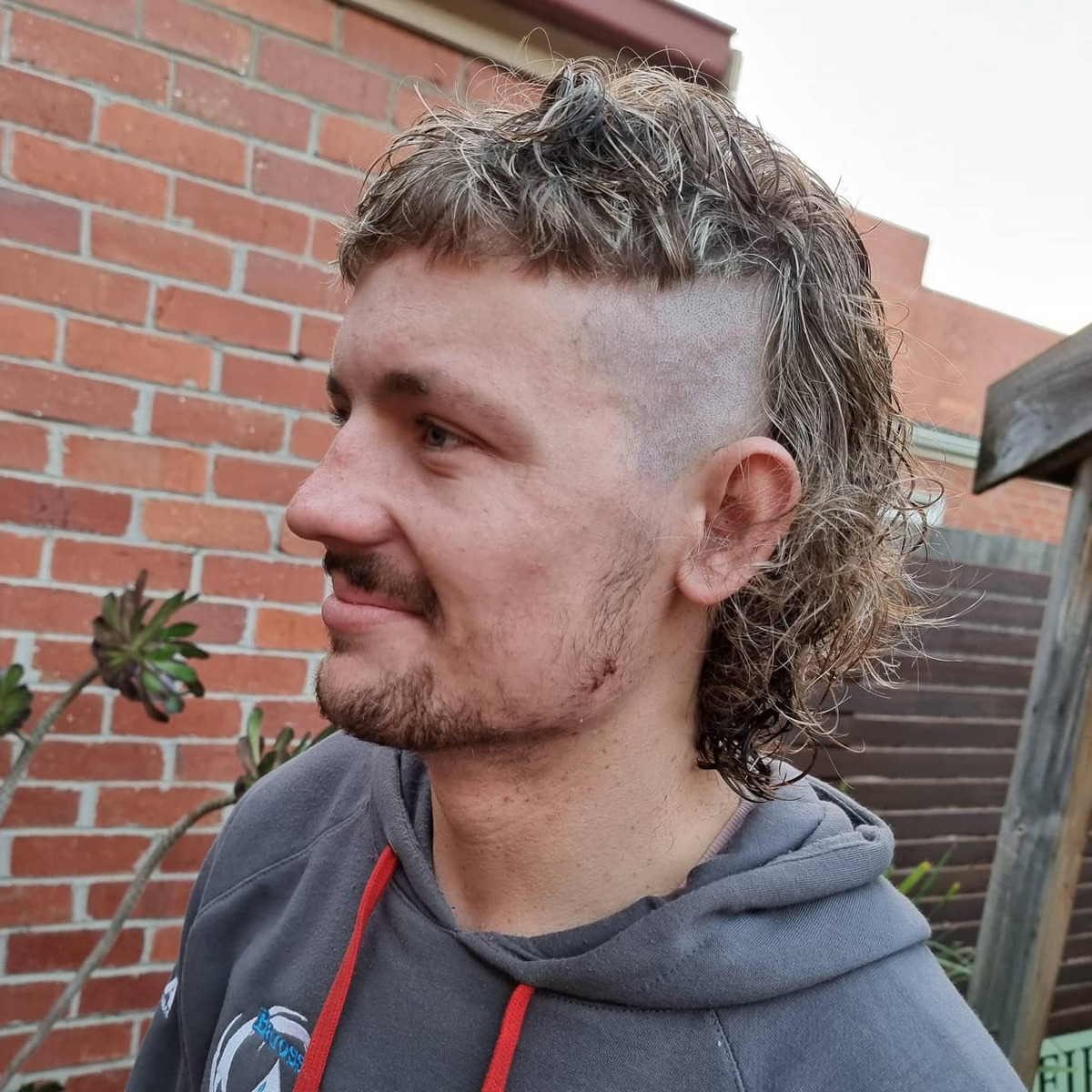 Curly Mullet With Bowl Cut