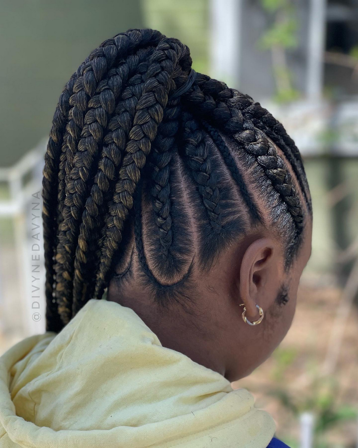 Goddess Braids High Pony