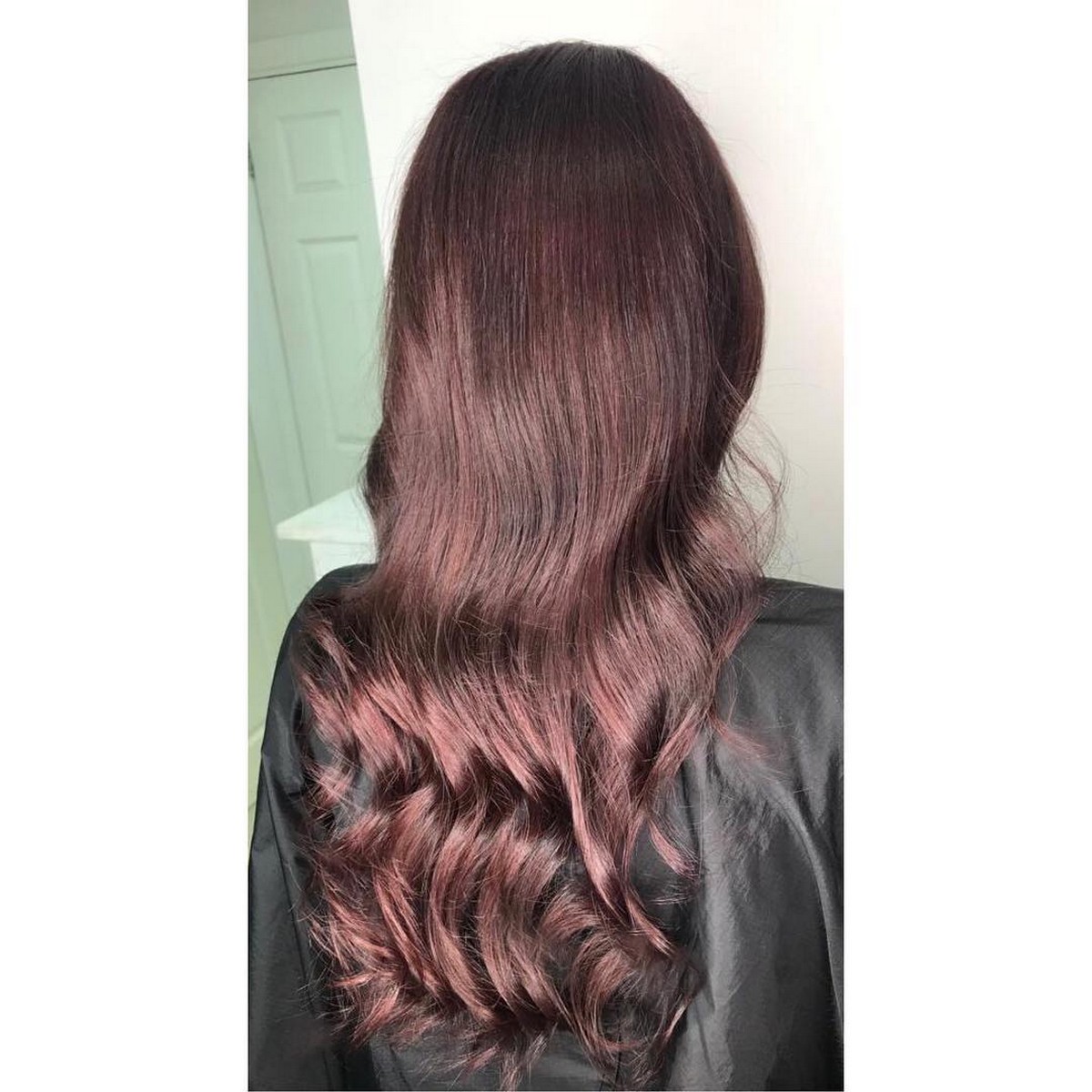 Metallic Plum Hair