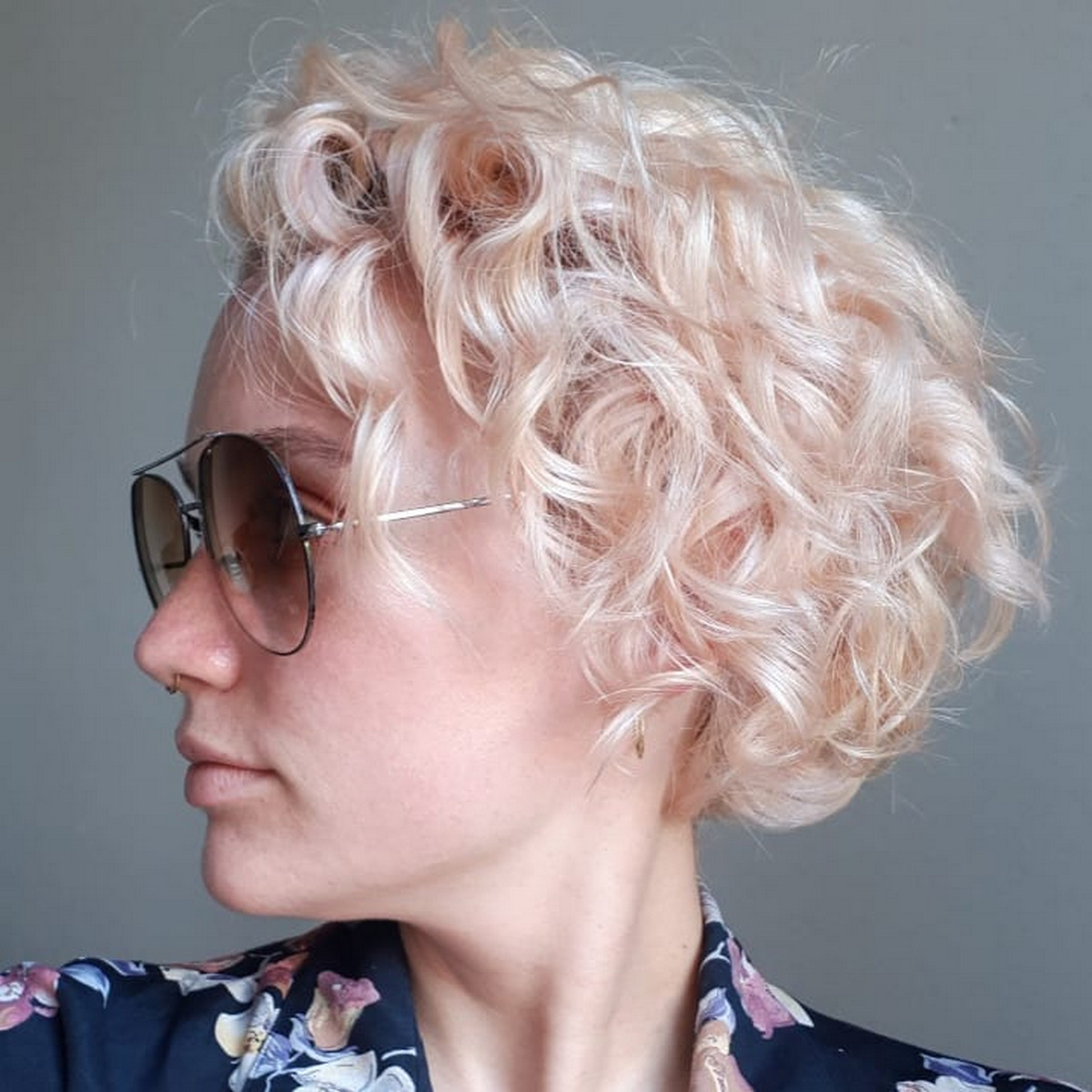 Short Blonde Curls