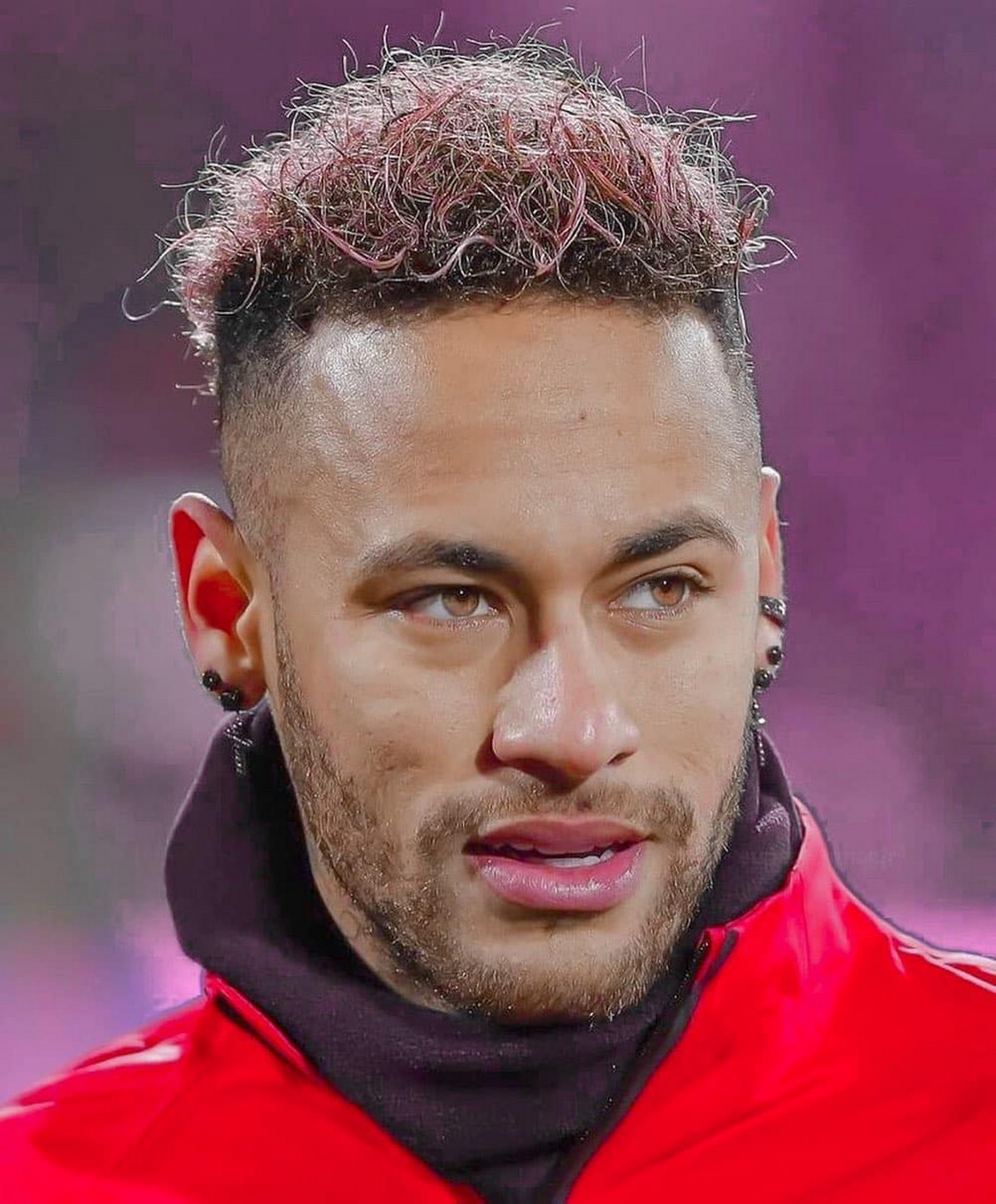 Portrait of Neymar Jr before the Champions League 2023 Round of 16 match  between PSG and