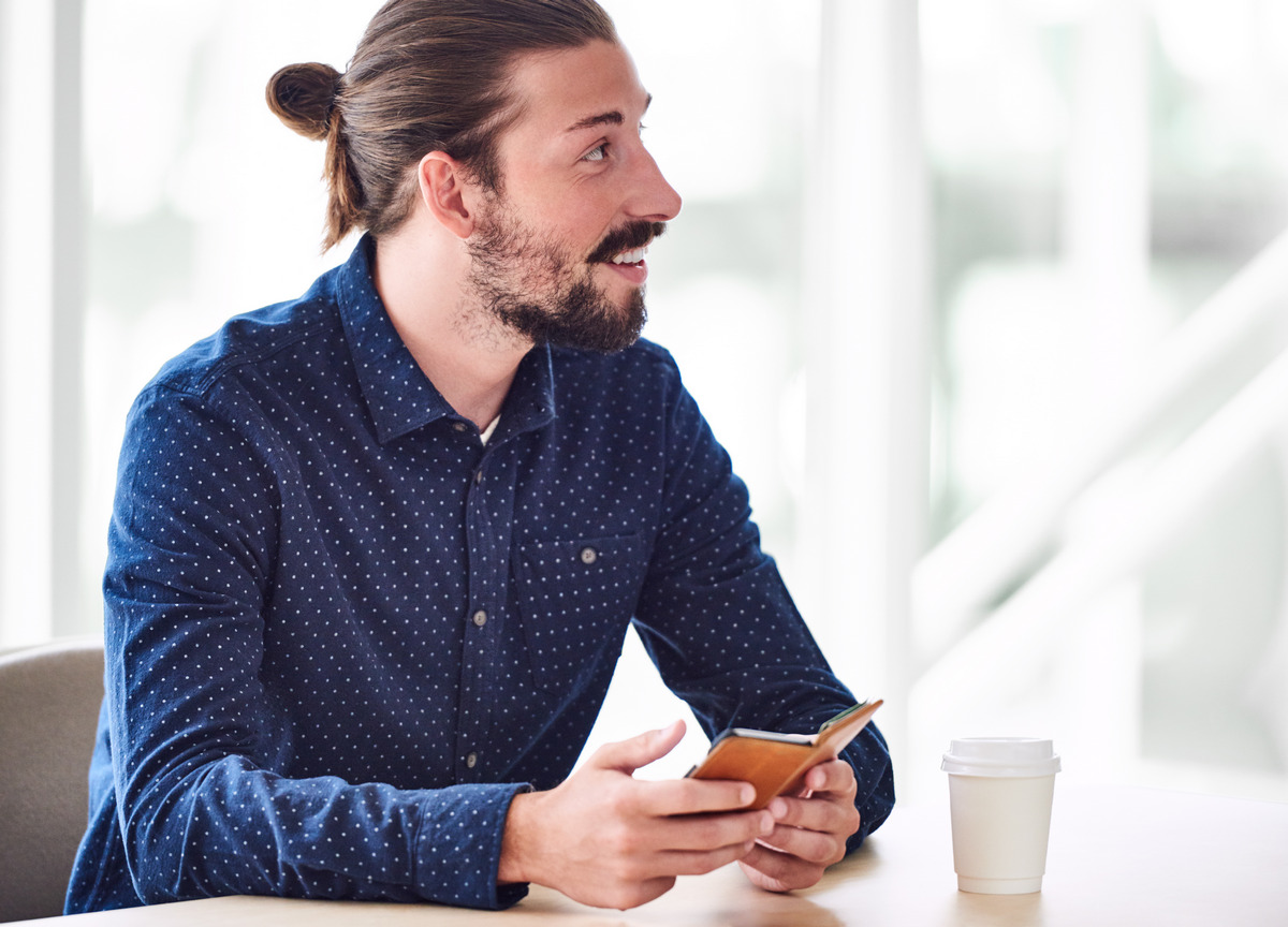 Low Man Bun For Long Hair