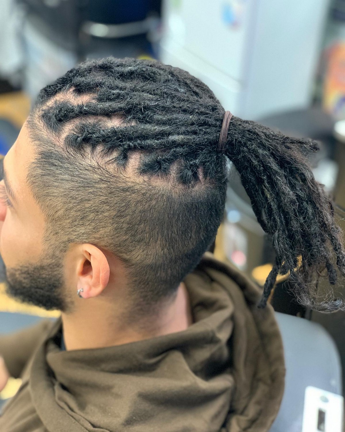 Ponytail Braids With Zero Fade