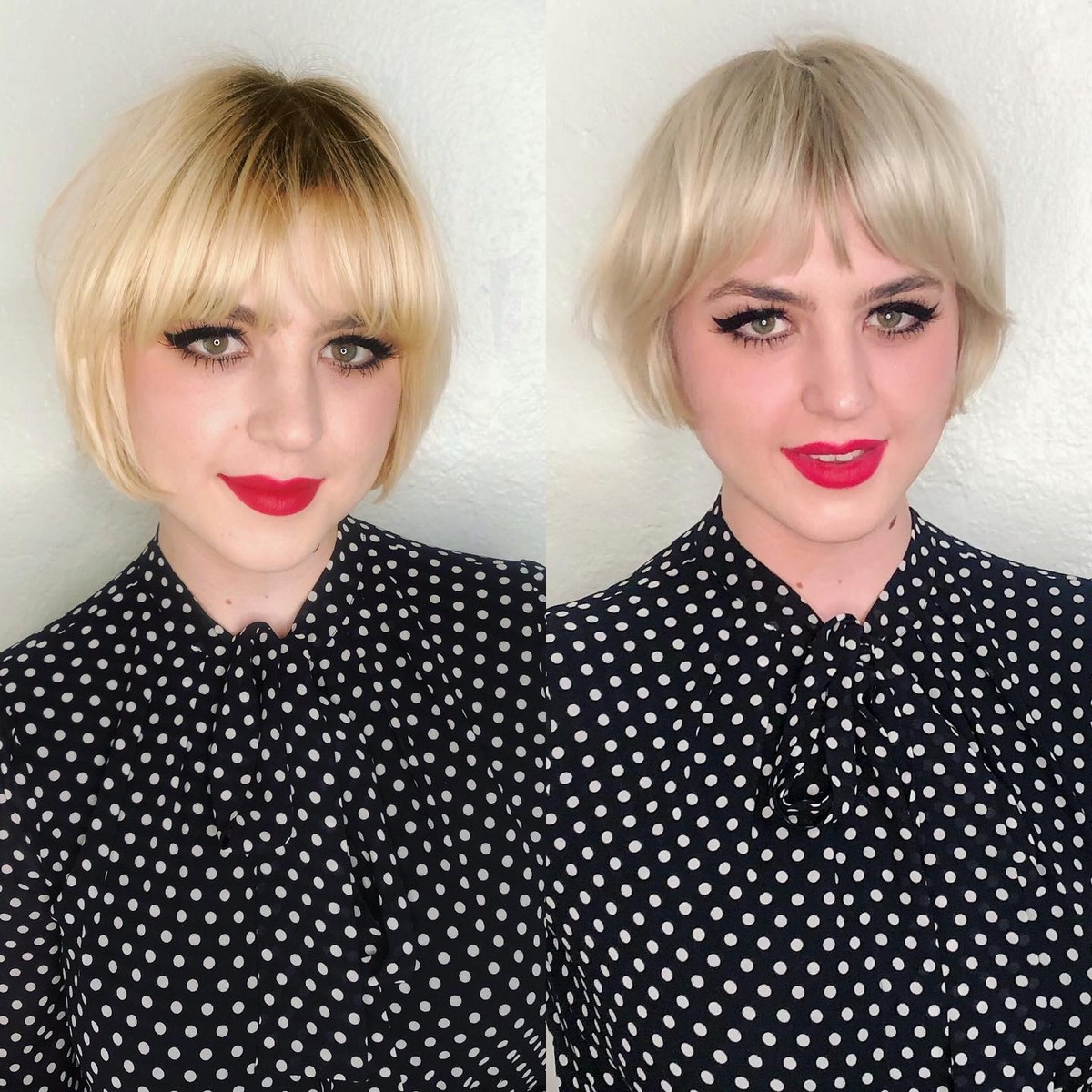 Short Bob with Curtain Bangs