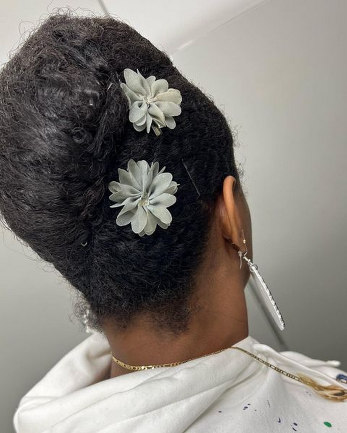 Curly French Twist
