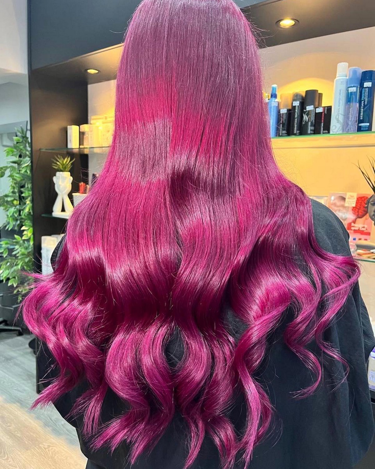 Neon Plum Hair