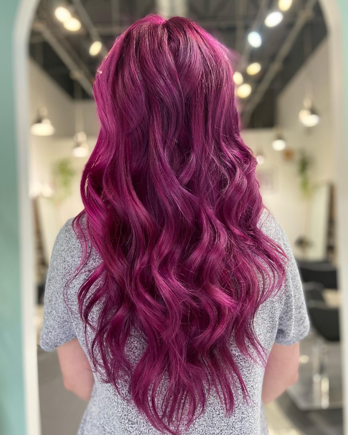 Plum Pink Hair