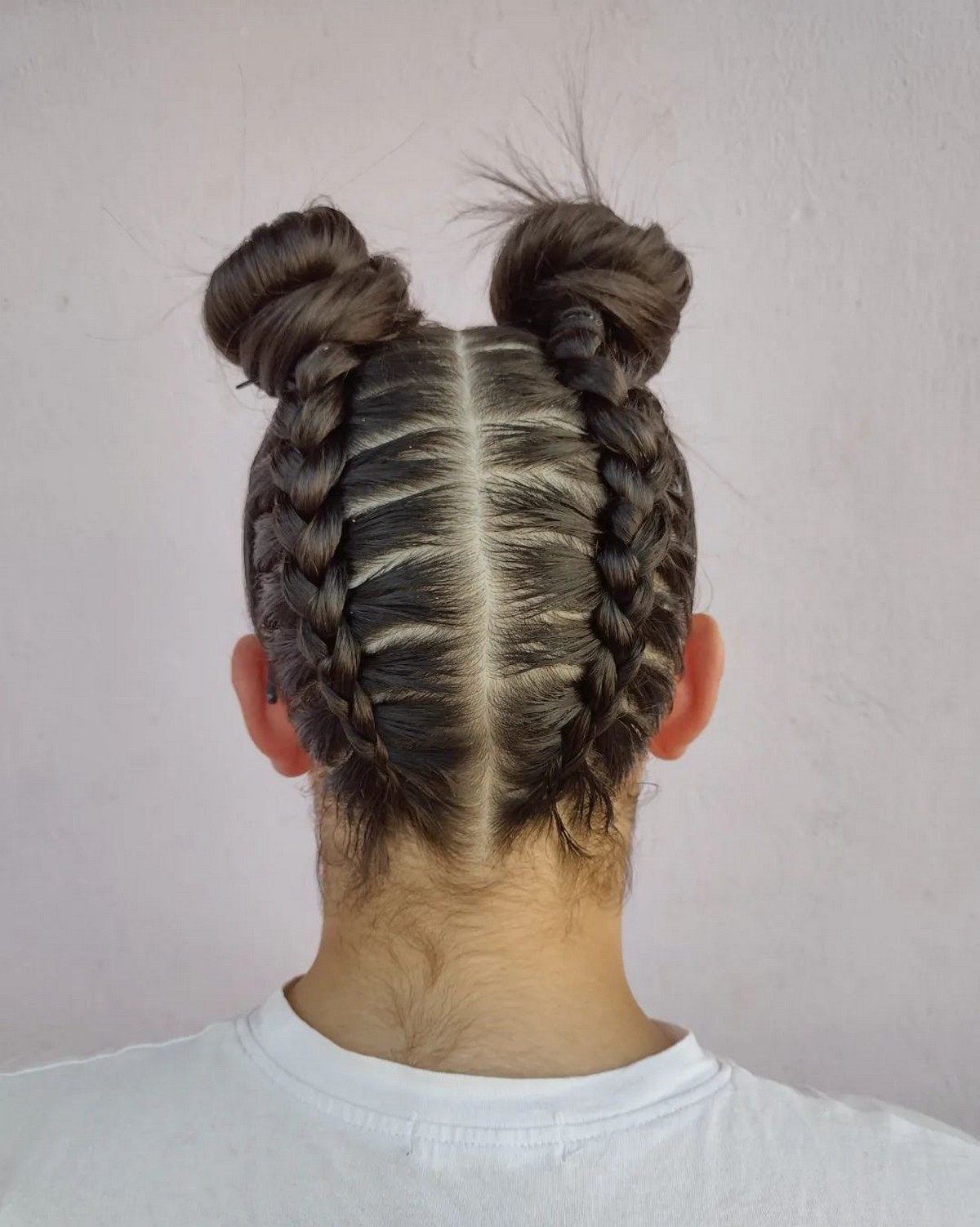 Braided Space Buns