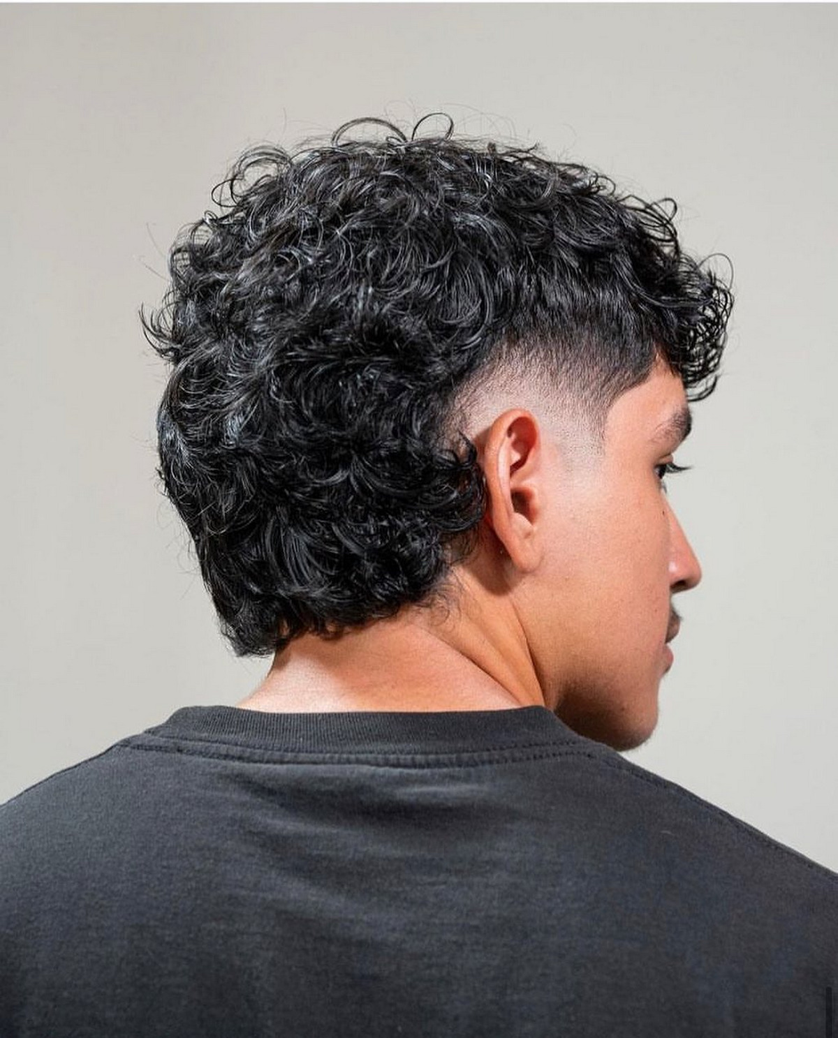 Curly Mullet For Fine Hair