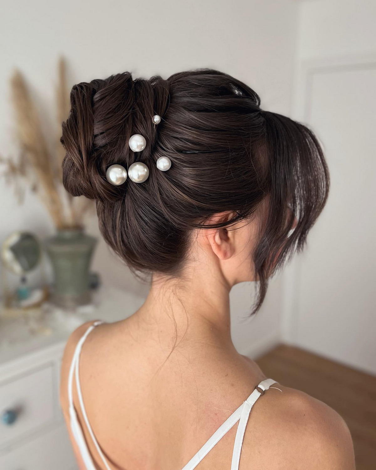 High Bun with Accessories
