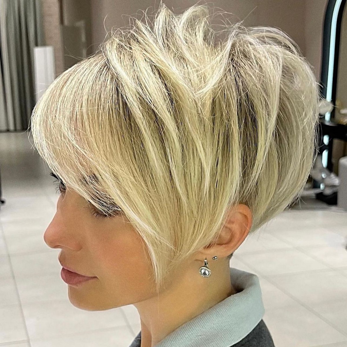 Stacked Pixie Cut