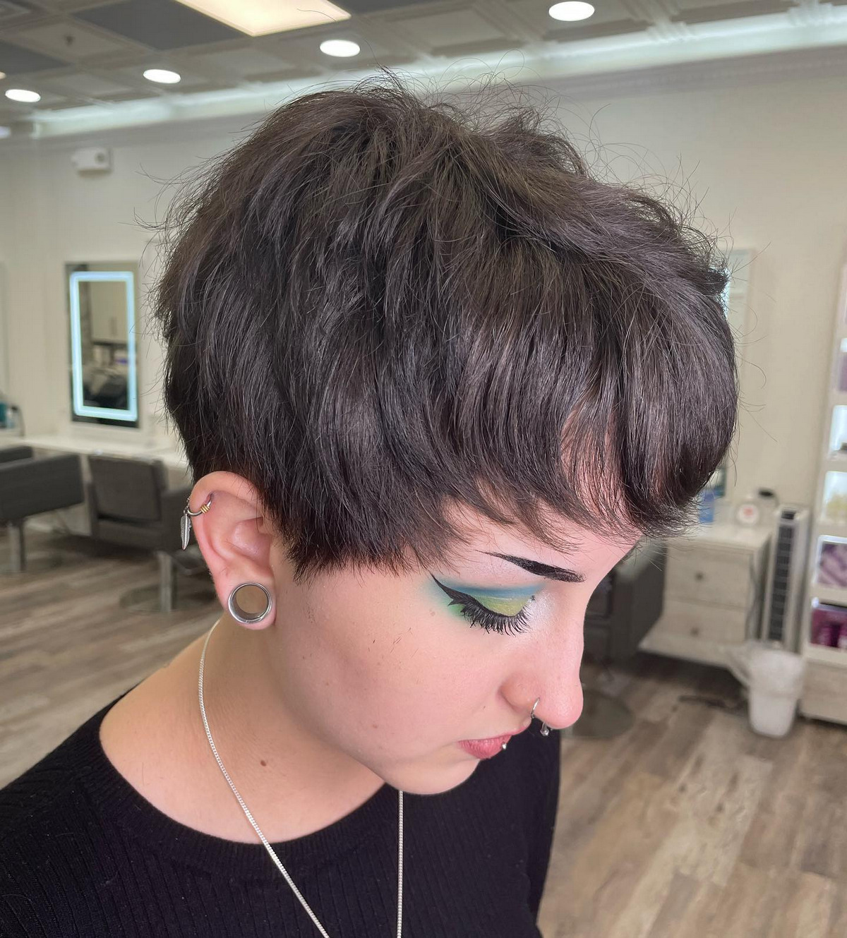 Asymmetrical Choppy Pixie