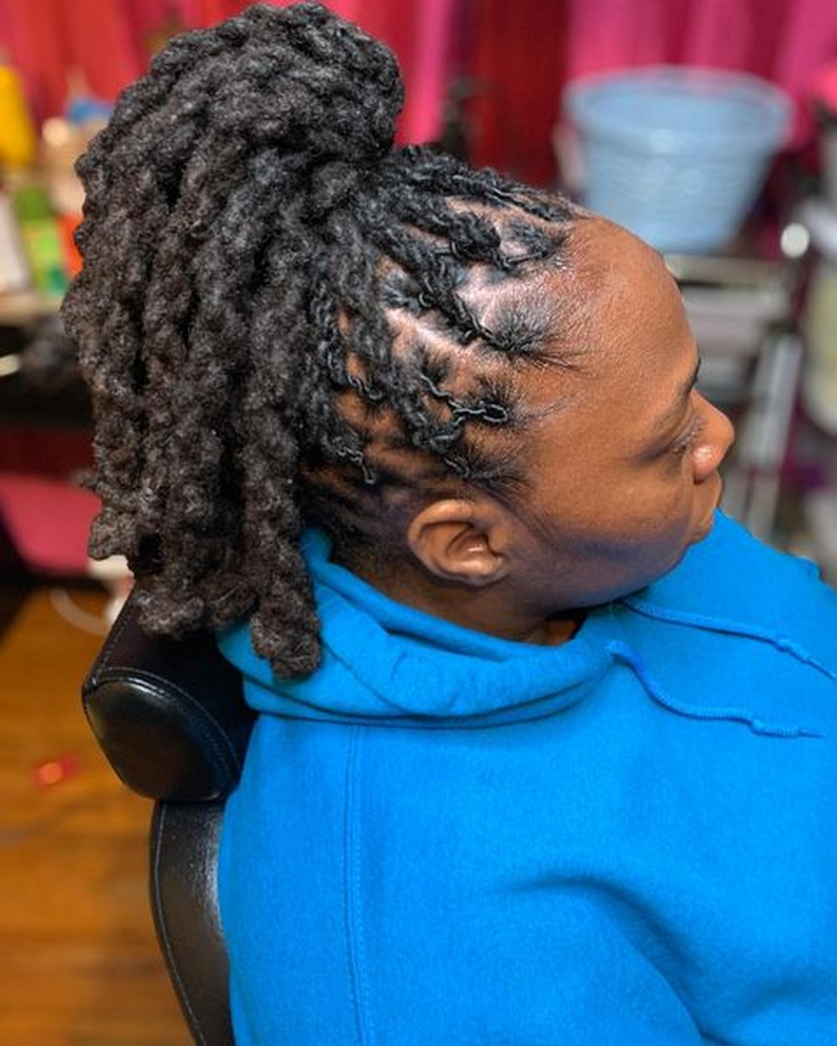 Curly Twisted Ponytail