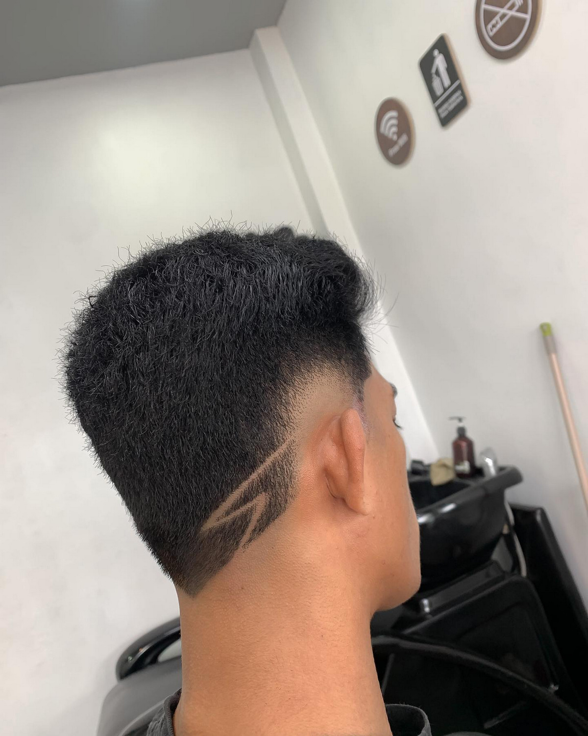 African-American Burst Fade Haircut