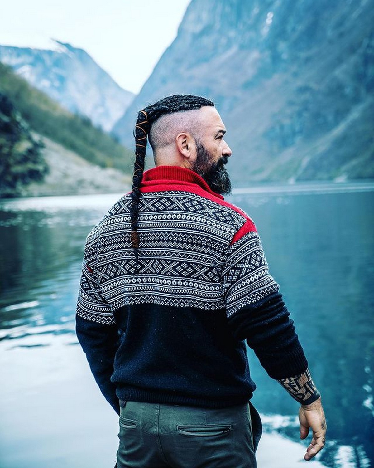 Viking Ponytail Hairstyle