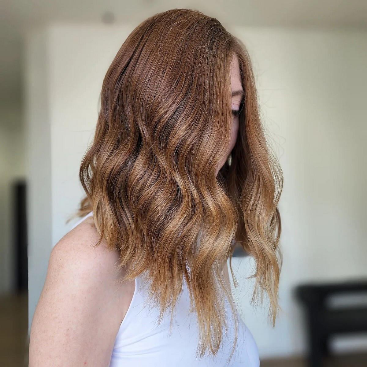 Loose Wavy Lob