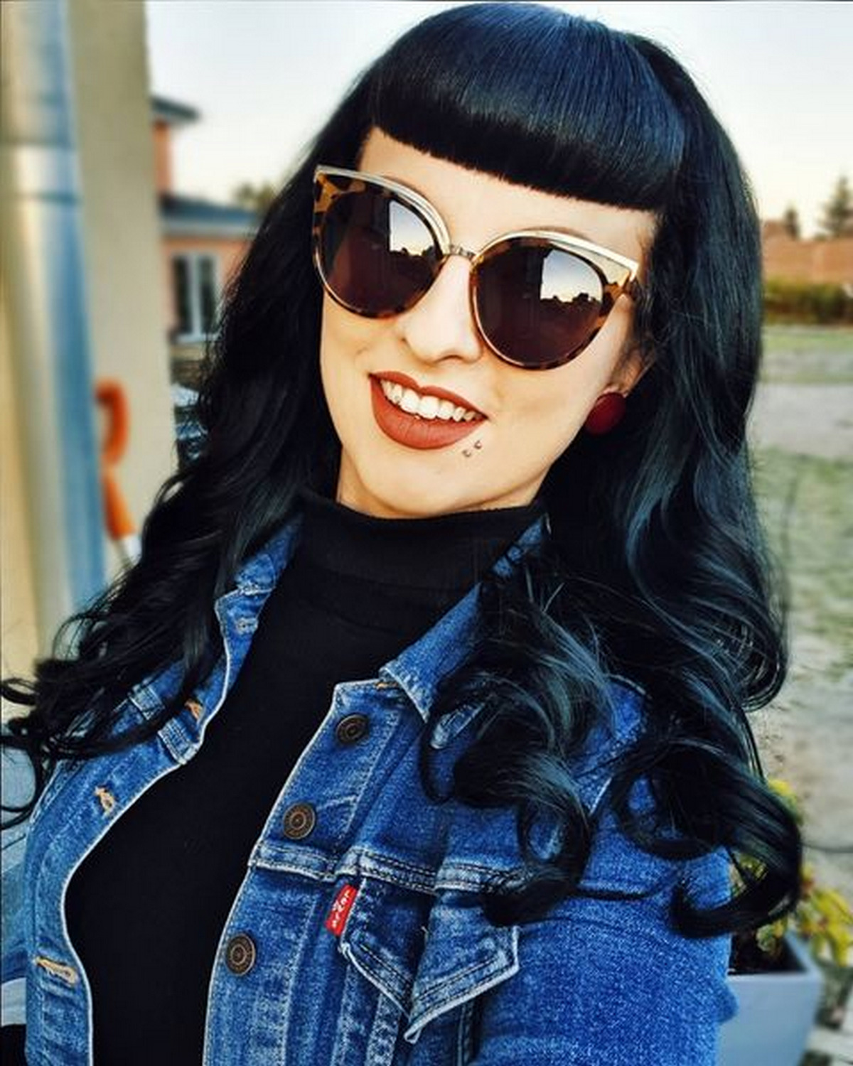 Colorful Betty Bangs