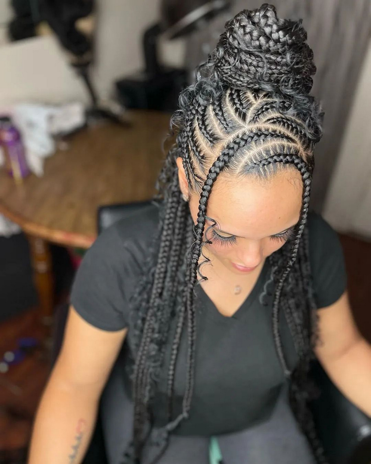 Goddess Feed-In Braid