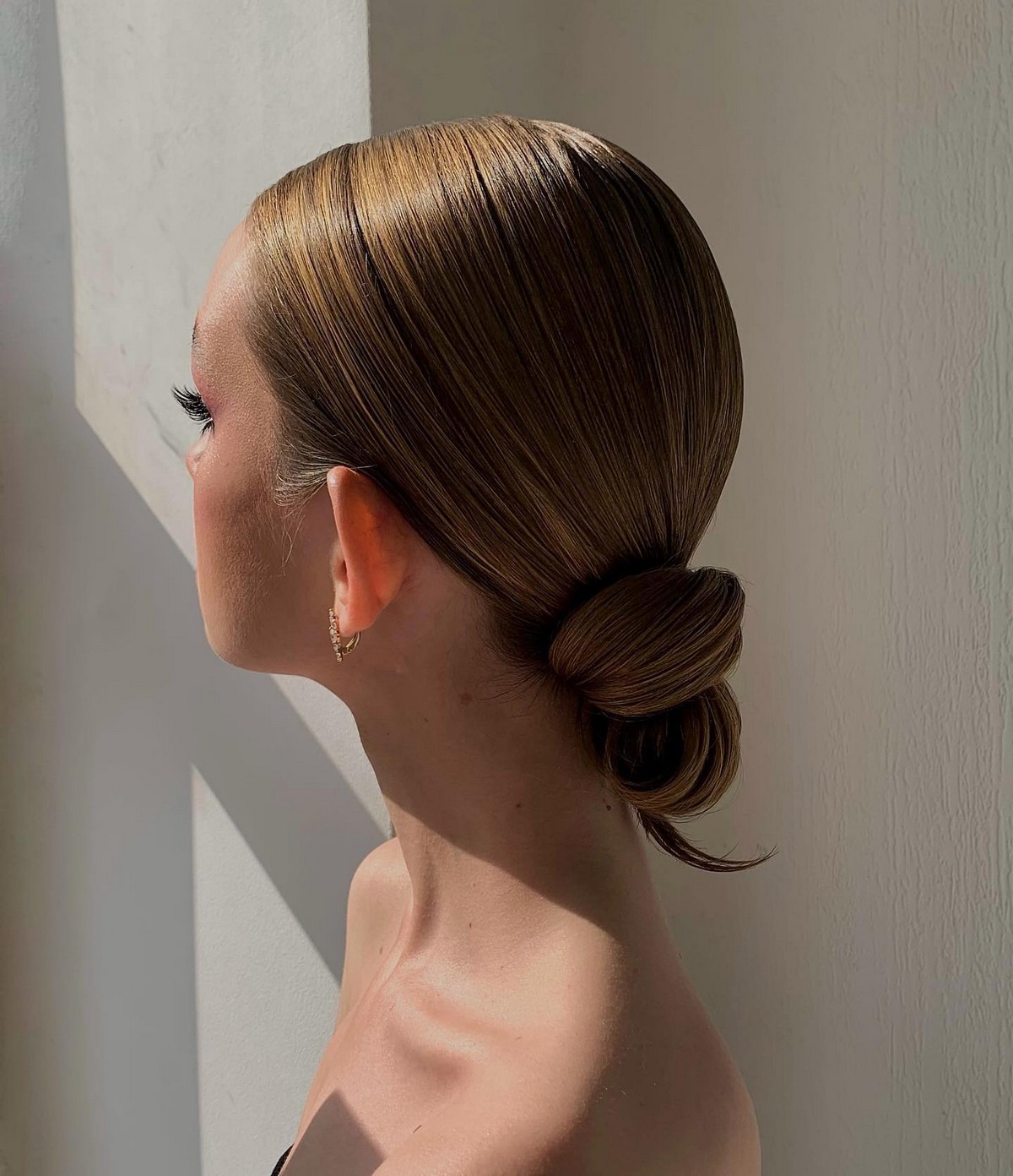 Sleek Knotted Chignon