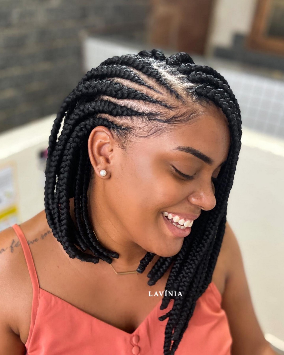 Asymmetrical Medium Box Braids