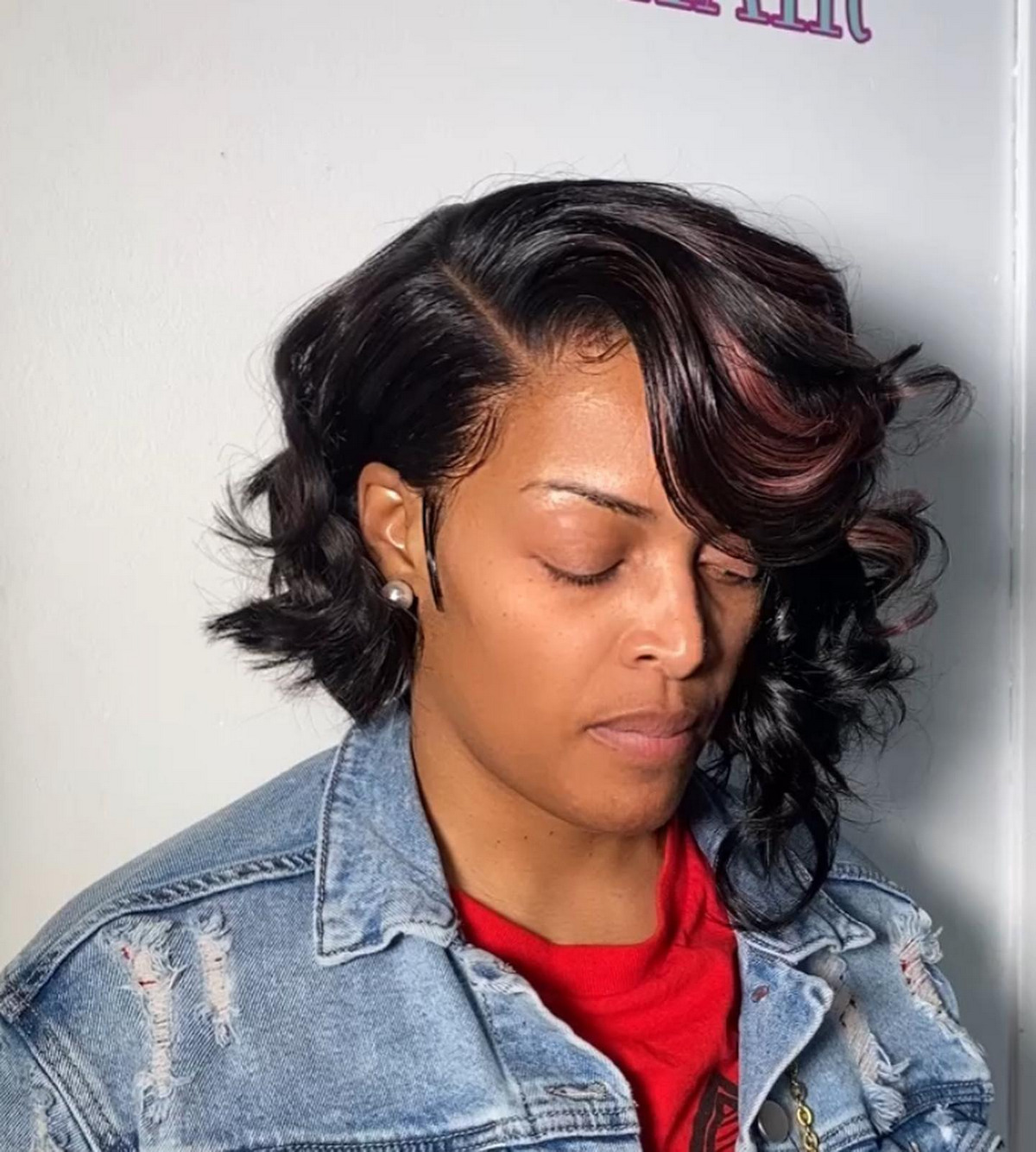 Asymmetrical Messy Bob