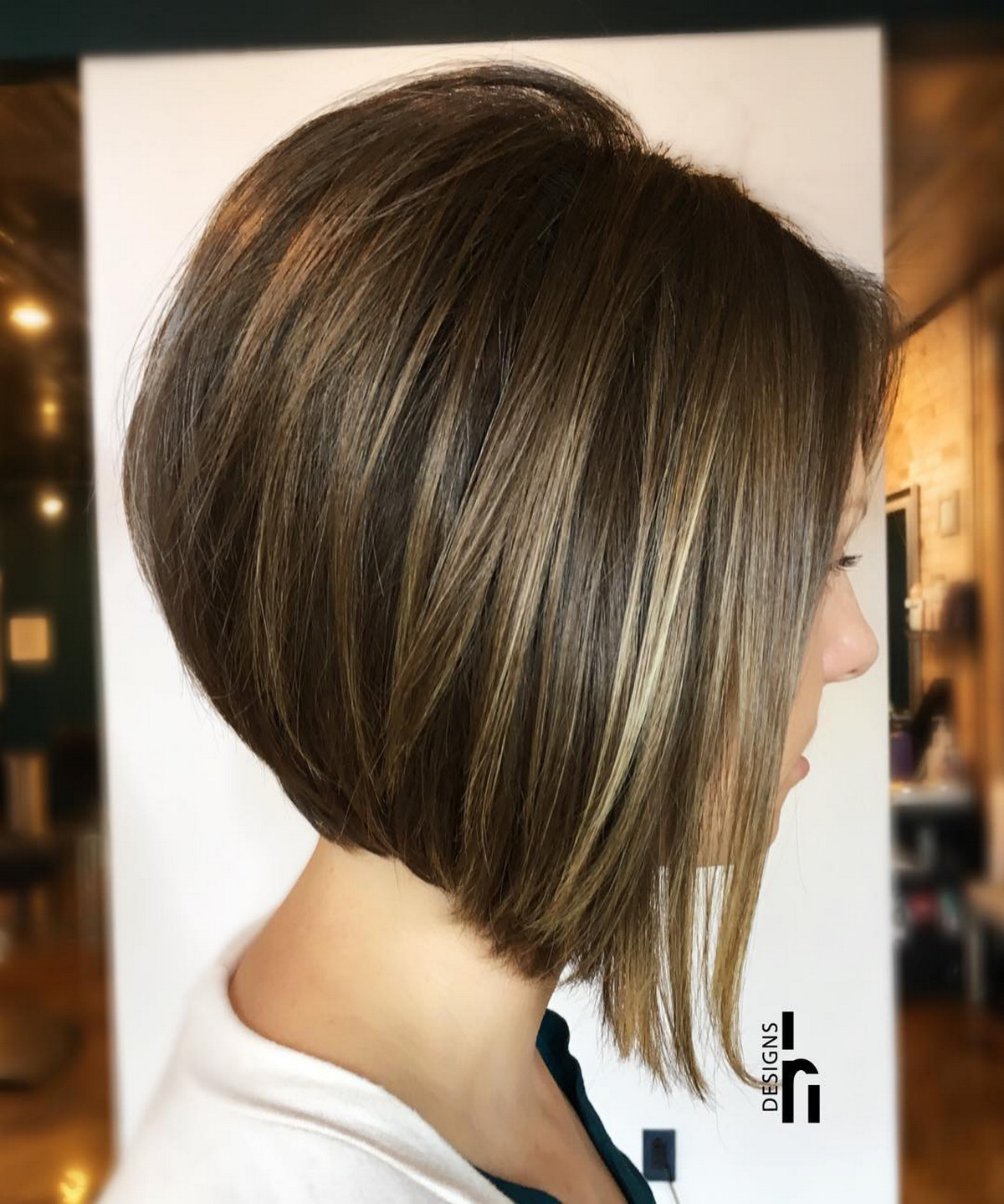 Inverted Bob with Rounded Back