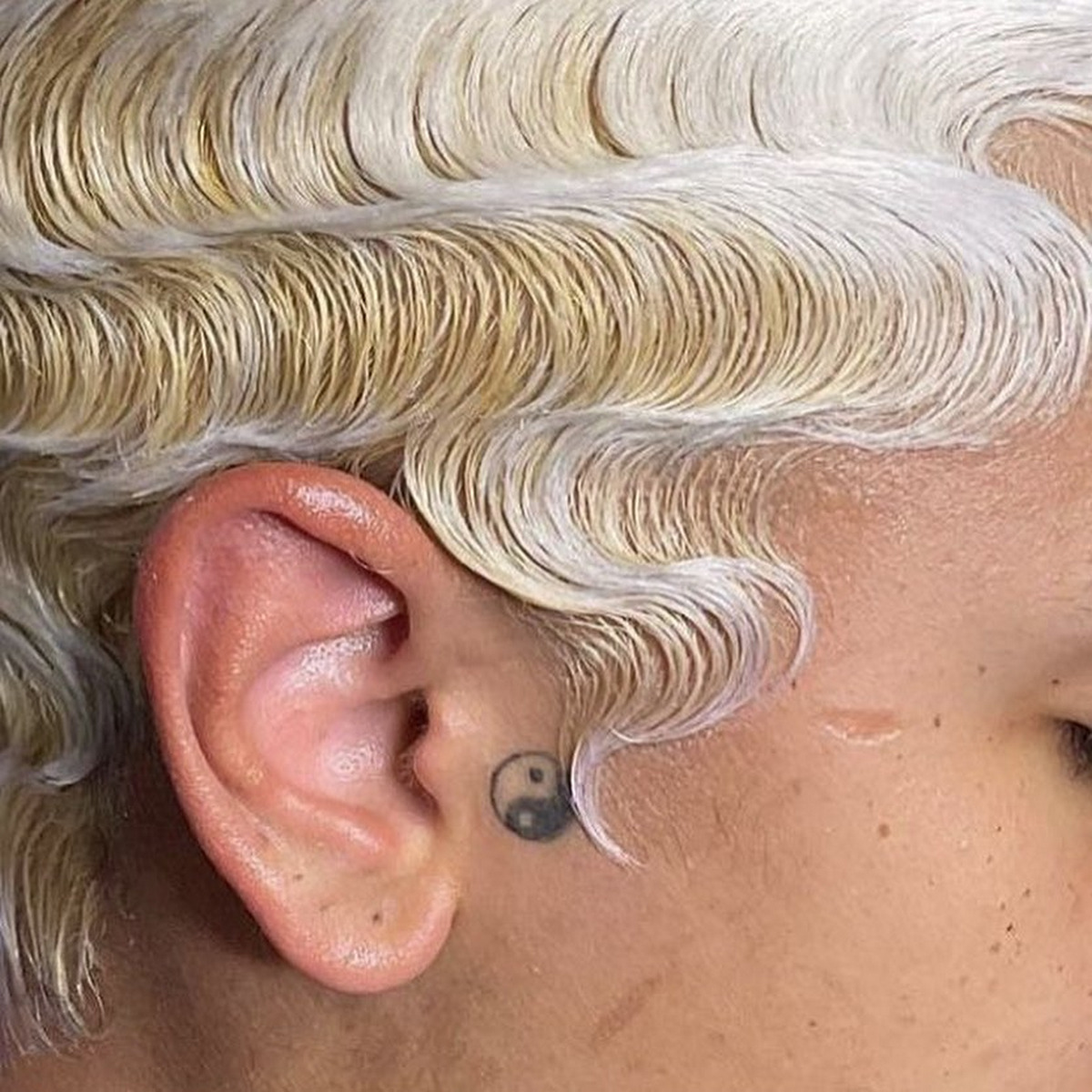 Platinum Blonde Waves